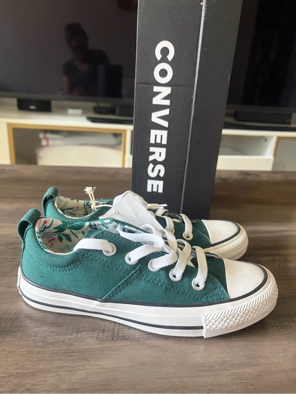 Converse Kids Low-Top Sneakers in Teal